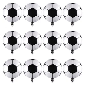 Large Round Foil Sports Themed Soccer Party Decorations Soccer Balloons Boys - Picture 1 of 5