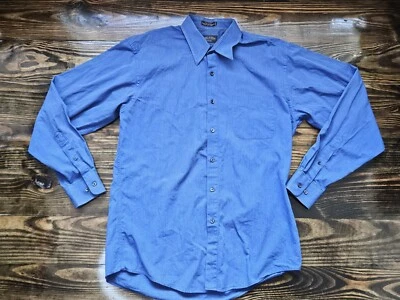 Camisa Roberto Villini Collezione Para Hombre Talla M Algodón Manga Larga Botón Delantero Foto 1 de 4