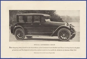 Vintage 1920 LOCOMOBILE Special Sedan Motor Car Automobile 20's Print Ad - Picture 1 of 1