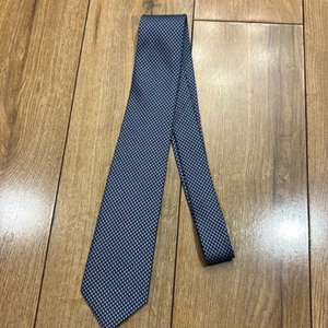 Neu mit Etikett Salvatore Ferragamo Seidenkrawatte mit Eichelmuster marineblau - Bild 1 von 6