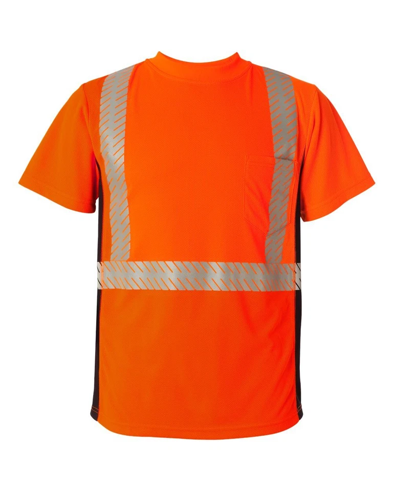 Camiseta Kishigo 9114-9115 Unisex Premium Serie Negra Cinta Transpirable Clase 2 Foto 1 de 1