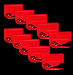 "Paquete HIT de 10 abrecartas: rojo, 2,75"" X 2,15""" - Imagen 1 de 24
