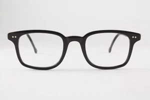 Rare Authentic LA Eyeworks HOWSER 101 42mm Black Glasses Frames Japan - Picture 1 of 6