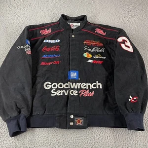 Vintage 90’s NASCAR DALE EARNHARDT #3 Jacket GM Goodwrench JH Design Size L VTG* - Picture 1 of 15