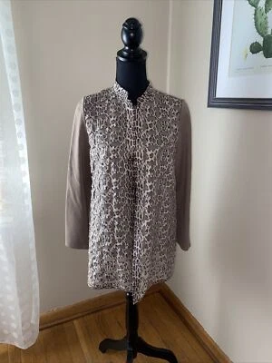 Chicos 0P Leopard Duster - NWTs - STUNNING  - Image 1 of 4