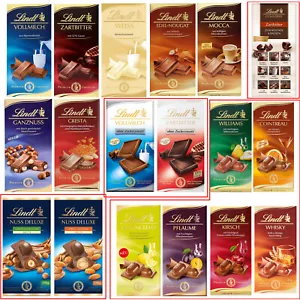 Lindt 100g Tafeln zur Auswahl MIT und OHNE Zucker oder Alkohol, auch zum Backen - Bild 1 von 21