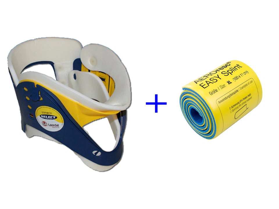 LAERDAL, HUM Stifneck und Sam Splint für den Notfall, Sportunfall, Immobilisationsschiene