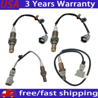 4 sensores de oxígeno aguas arriba+aguas abajo para Toyota Highlander 2006-07 y Lexus RX400h 2006-08 Foto 1 de 4