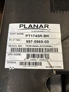 PLANAR PT1745R-BK P/N:997-5969-00 Touchscreen with Stand NEW - Picture 1 of 2