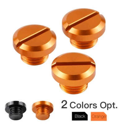 3pc Mirror Hole Blanking Plugs For KTM 990 Supermoto / 1090 1190 Adventure 2010- - Imagem 1 de 4