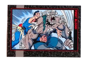 Tarjeta coleccionable First Blood 1992 Skybox Doomsday Death of Superman #60 DC Comics - Imagen 1 de 2