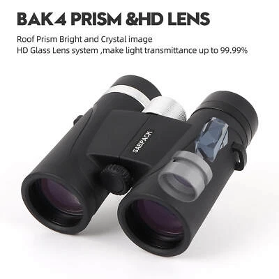 10x50 Binoculars Waterproof with HD BAK4 Lens 24.5mm Eyepiece 423ft 1000Yds - Image 1 of 4