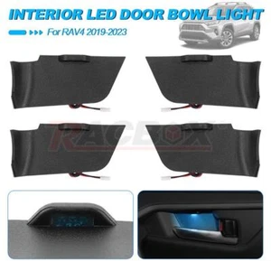 4X Car Door Bowl Handle LED Interior Lights for Toyota RAV4 2019 2020 2022 2023 - Picture 1 of 12