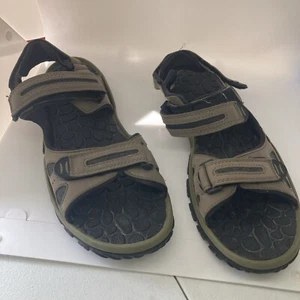 Ozark Trails Hobbs v 7414078 Gray Sport Hiking Sandals Mens Size 11 Hook Loop - Picture 1 of 11