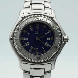 Ebel 1911 Discovery Men's Watch Steel 983913 Quartz with Steel Bracelet Top E333 - Picture 1 of 11