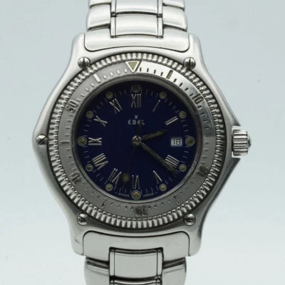 Ebel 1911 Discovery Hombre Reloj Acero 983913 Cuarzo Con Pulsera Superior E333 - Imagen 1 de 4