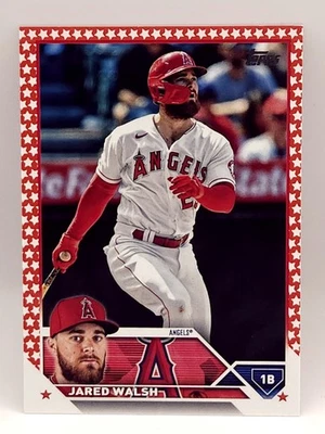 2023 Topps Jared Walsh #439 Independence Day /76 LA Angels Color Match  - Image 1 of 3