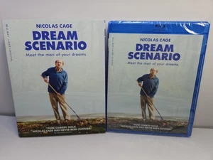 Dream Scenario (Blu-ray + DVD, 2023, Slipcover, A24) NEW, SEALED, Nicolas Cage - Foto 1 di 9