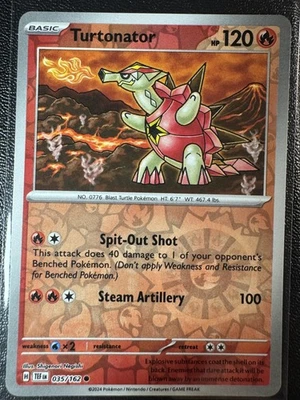 Turtonator 035/162 Reverse Holo Common SV05: Temporal Forces NM - Image 1 of 2