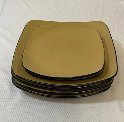Corelle Hearthstone Turmeric Yellow Set of 4 Dinner Plates & 2 Salad Plates - Image 1 of 4