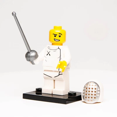 LEGO CMF Series 13 Minifigure  - Fencer (col13-11) 71008 Olympics - Image 1 of 4