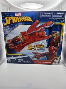 Guanto Spider Man Super Web Slinger Web Shooter Ricaricabile all'acqua Marvel Supereroe - Foto 1 di 6