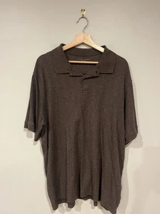 Covington Men’s Short Sleeve Polo Shirt Brown XL Extra Large 46-48 - Picture 1 of 3