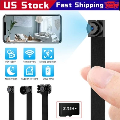 1080P Wireless WiFi Mini Camera Home Security Cam DIY Motion Detection Recorder - Bild 1 von 4