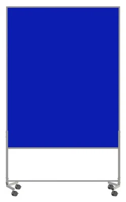 Carto Moderationswand mobil 120 x 150 Textil blau Tafel - Bild 1 von 3