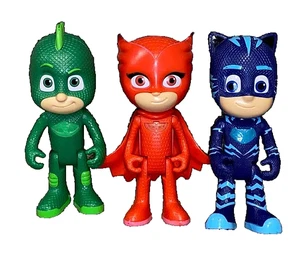 {Set bestehend aus 3} 6" sprechende PJ MASKEN Catboy Gecko Eule Figuren - Bild 1 von 5
