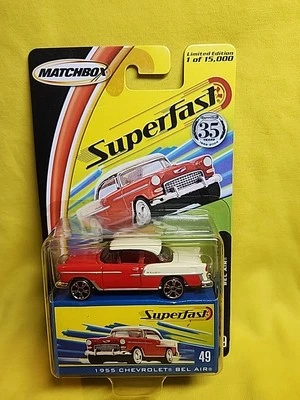 Chevrolet Bel Air Limited 1955 Matchbox Superfast 35º 2004 nuevo en stock 🔥H Foto 1 de 4