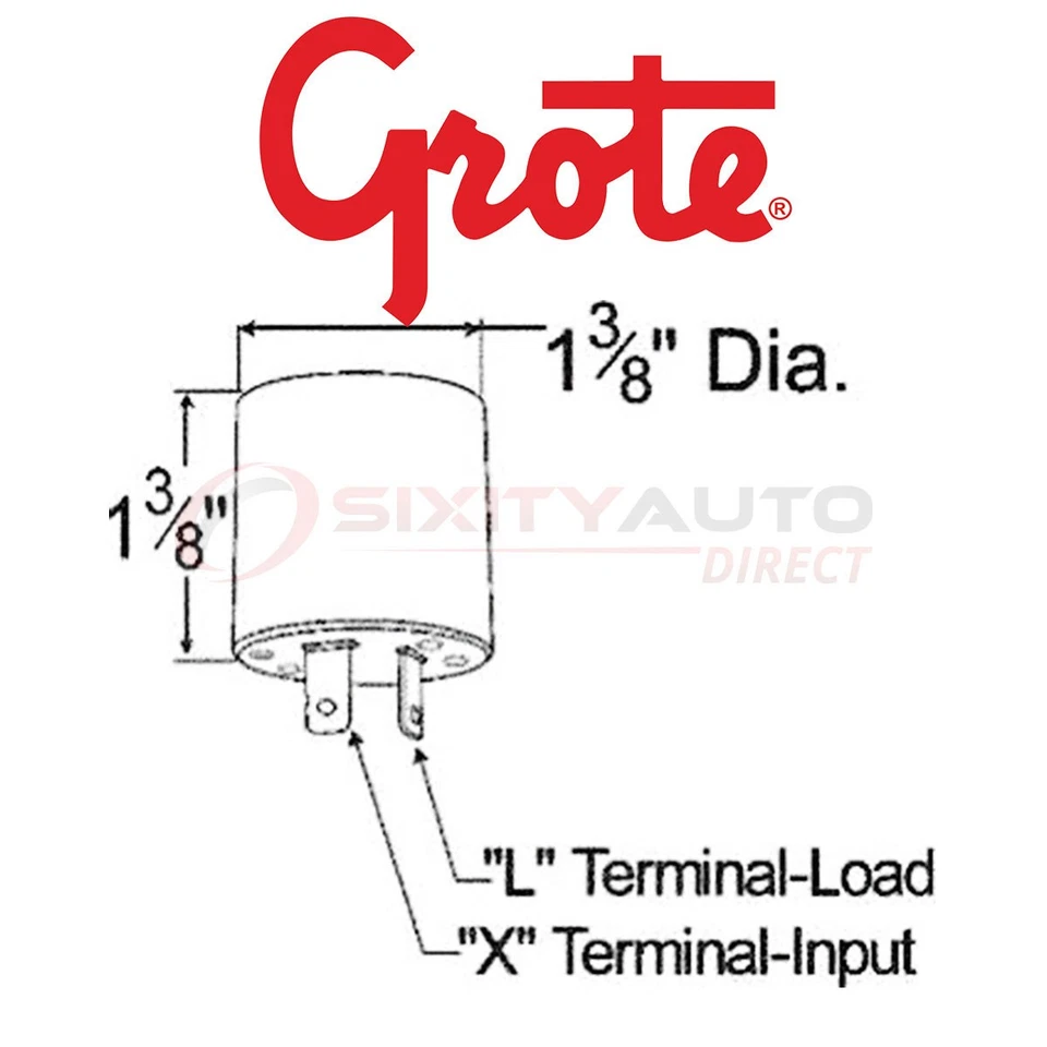 Grote Hazard Warning & Turn Signal Flasher for 1981-1985 Alfa Romeo GTV-6 xz - Изображение 1 из 4