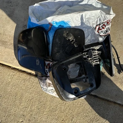 95-97 Land Cruiser LX450 FJ80 Driver ESQUERDO LH Lateral Espelho de Porta de Energia Preto Fabricante de Equipamento Original  - Imagem 1 de 4