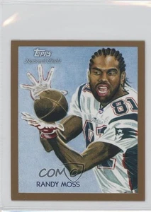 Mini Randy Moss Topps National Chicle 2009 #C200 Salón de la fama - Imagen 1 de 3
