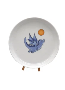 IKEA Smaskig Drachen Teller 1999 Kinder Geschirr 20 cm Rarität - Bild 1 von 7