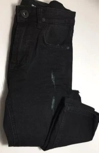 Hudson Kids Girls's Black Cotton Bland Distressed comfortable Jeans 8 - Picture 1 of 12