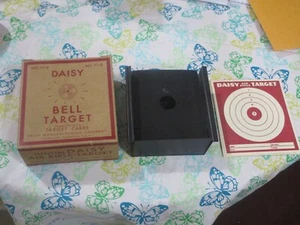 Nice Old Daisy No. 77-B Bell Target With Box & Cards Air Pistol Rifle BB Gun - Picture 1 of 7
