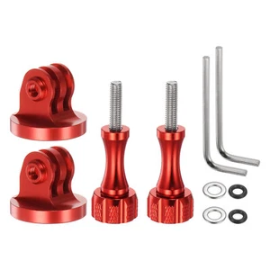 1/4" Filetage Action Appareil photo Trépied Adaptateur, 2 Kit Aluminium Trépied - Photo 1 sur 4