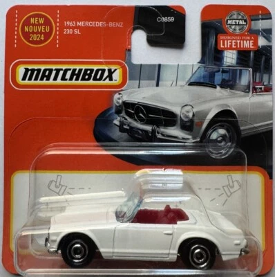 Matchbox 2024 1963 Mercedes-Benz 230 SL 86/100 (Short Card) - Image 1 of 2
