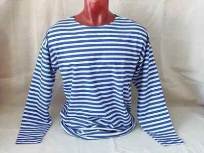 Summer Long Sleeve Telnyashka VDV Style Striped Sailor T-Shirt, New All Sizes - Image 1 of 4