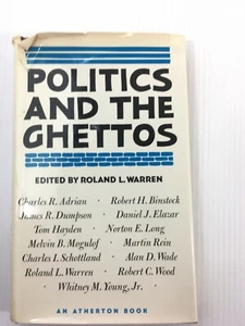 Vintage Book 1969 Politics and The Ghettos Warren an Atherton Book - Picture 1 of 12
