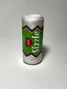 NEW WHITE RED HEART SIZZLE WHITE NYLON 100 yds THREAD - Picture 1 of 2
