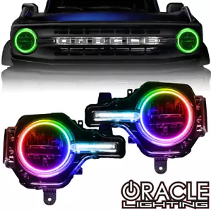 Oracle w/2.0 Controller LED ColorSHIFT Headlight For 2021-2024 Ford Bronco - Picture 1 of 4