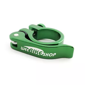 Alloy Quick Release 28.6mm Seat Post Clamp by WeeBikeShop - Picture 1 of 7