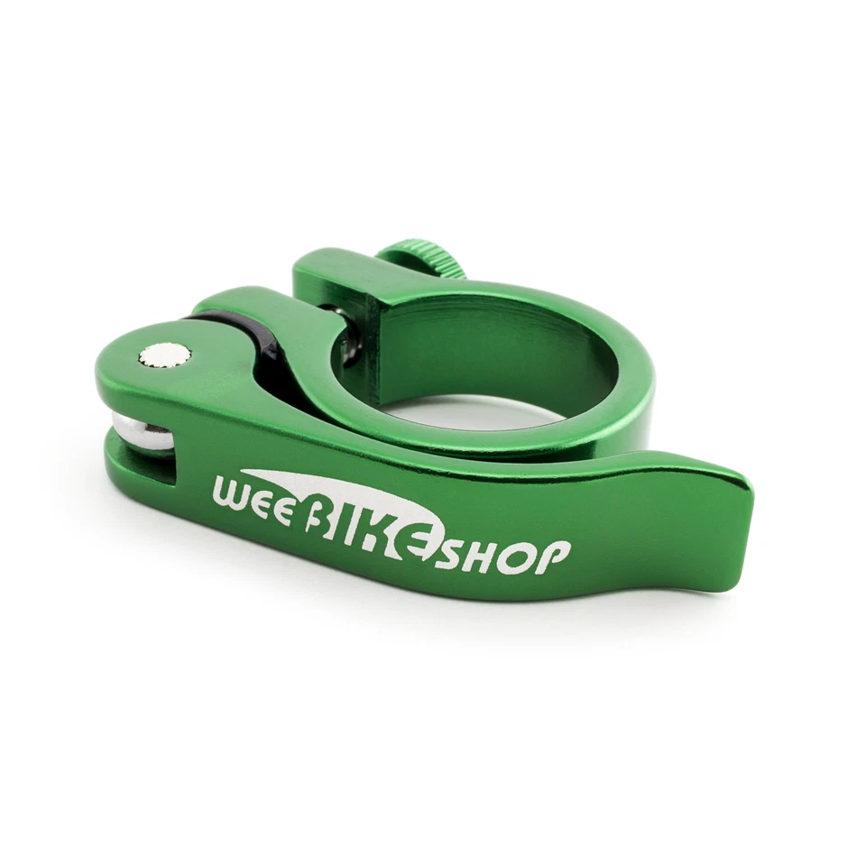 Alloy Quick Release 28.6mm Seat Post Clamp by WeeBikeShop - Image 1 of 1