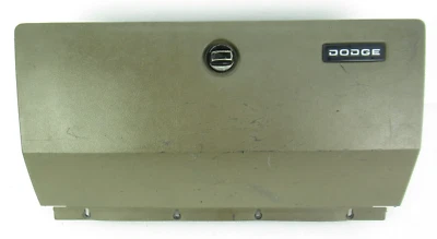 DODGE RAMCHARGER D150 D250 PICKUP GLOVE BOX DOOR STORAGE COMPARTMENT BROWN 81-93 - Image 1 of 4