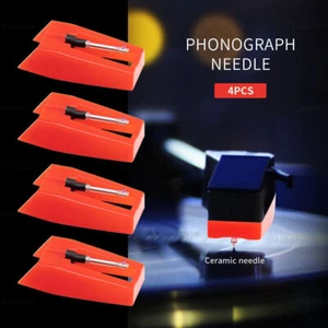 4 x Stylus Needle Replacement For GPO Stylo Turntable Record Player Phonograph - Picture 1 of 12