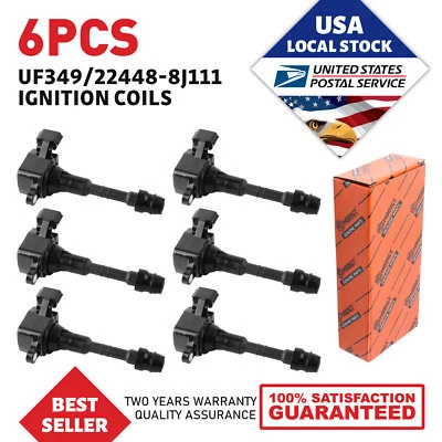 6 Units (Kit) Brand New OEM Ignition Coil For Nissan XTERRA 4.0L 2005-2014 US - Imagem 1 de 4