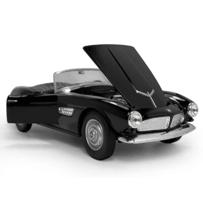 1/24 Scale Vintage 1956 BMW 507 Model Car Diecast Collectible Vehicle Black - Image 1 of 4
