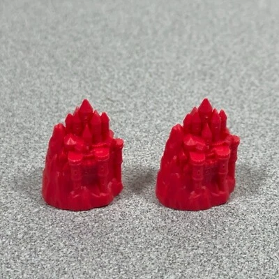 Domaine Mayfair 4102 Kosmos Board Game Replacement Parts Pieces Red Castle x2 - Image 1 of 3